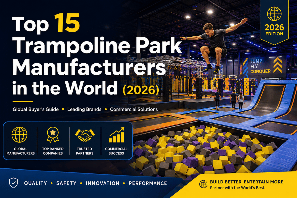 Top 15 Trampoline Park Manufacturers in the World (2026)