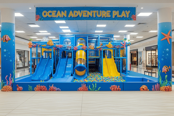 Shopping Mall Indoor Playground Setup