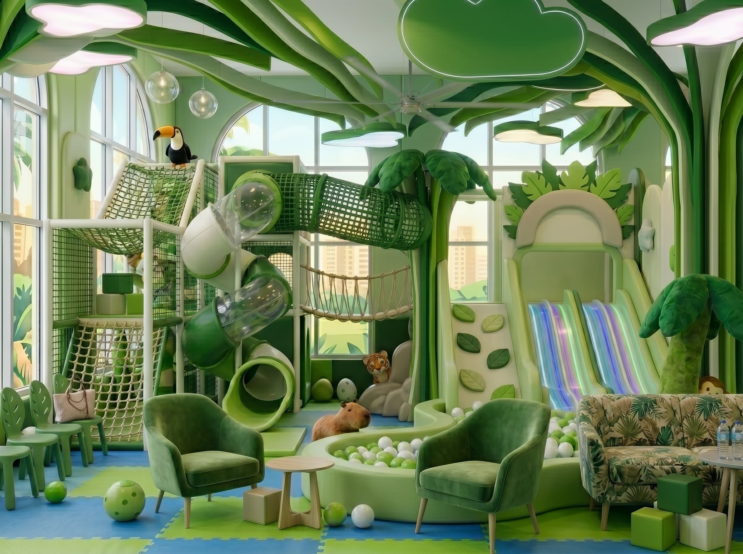 Jungle Theme Indoor Playground