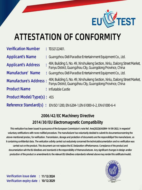 Didi Compliance Certificate - Document 4