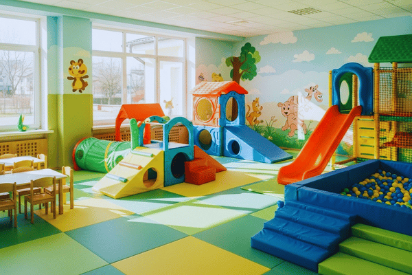 Compact Module Kindergarten Indoor Playground