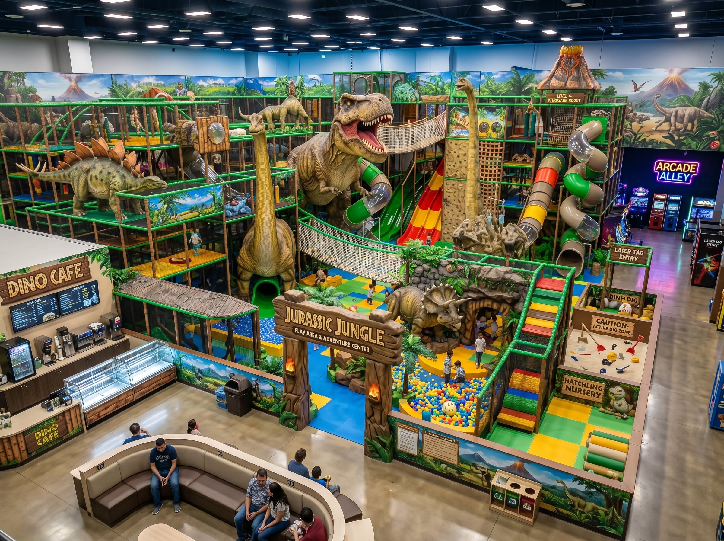 Custom Themed Indoor Playground Design