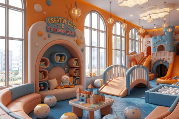 French Kindergarten Soft Play Area