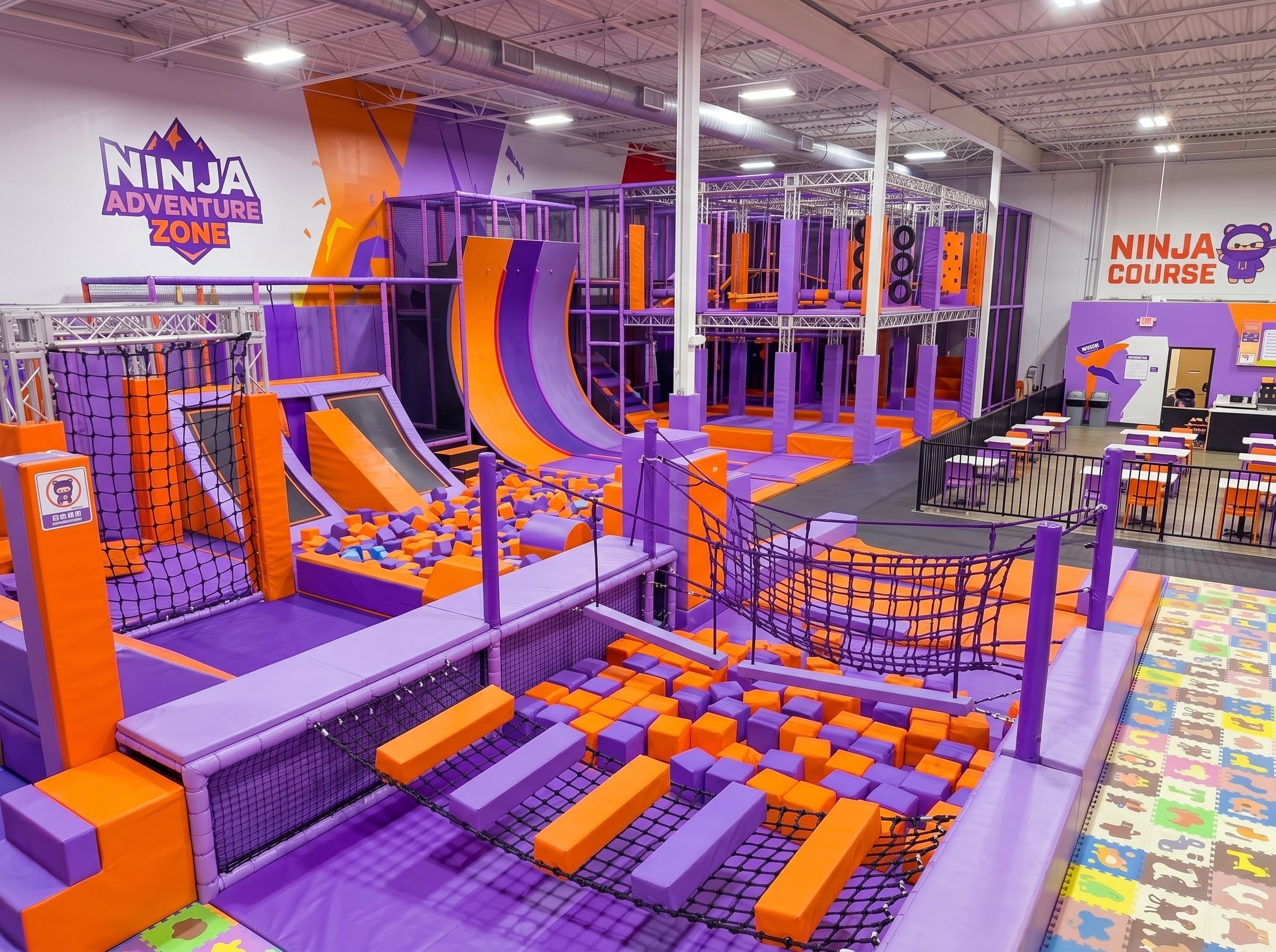 Obstacle Course & Climbing Wall
