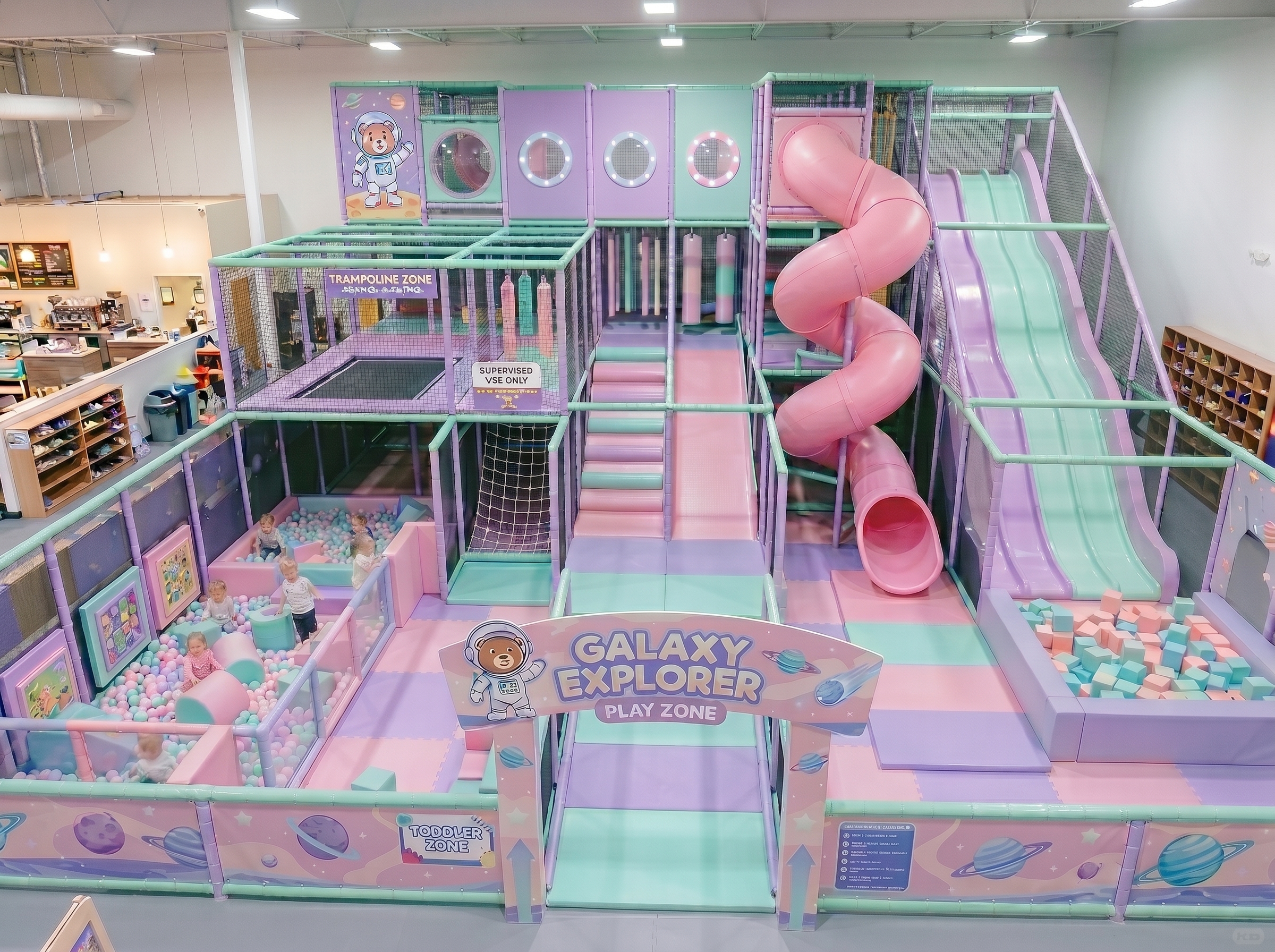 Premium Module Kindergarten Indoor Playground