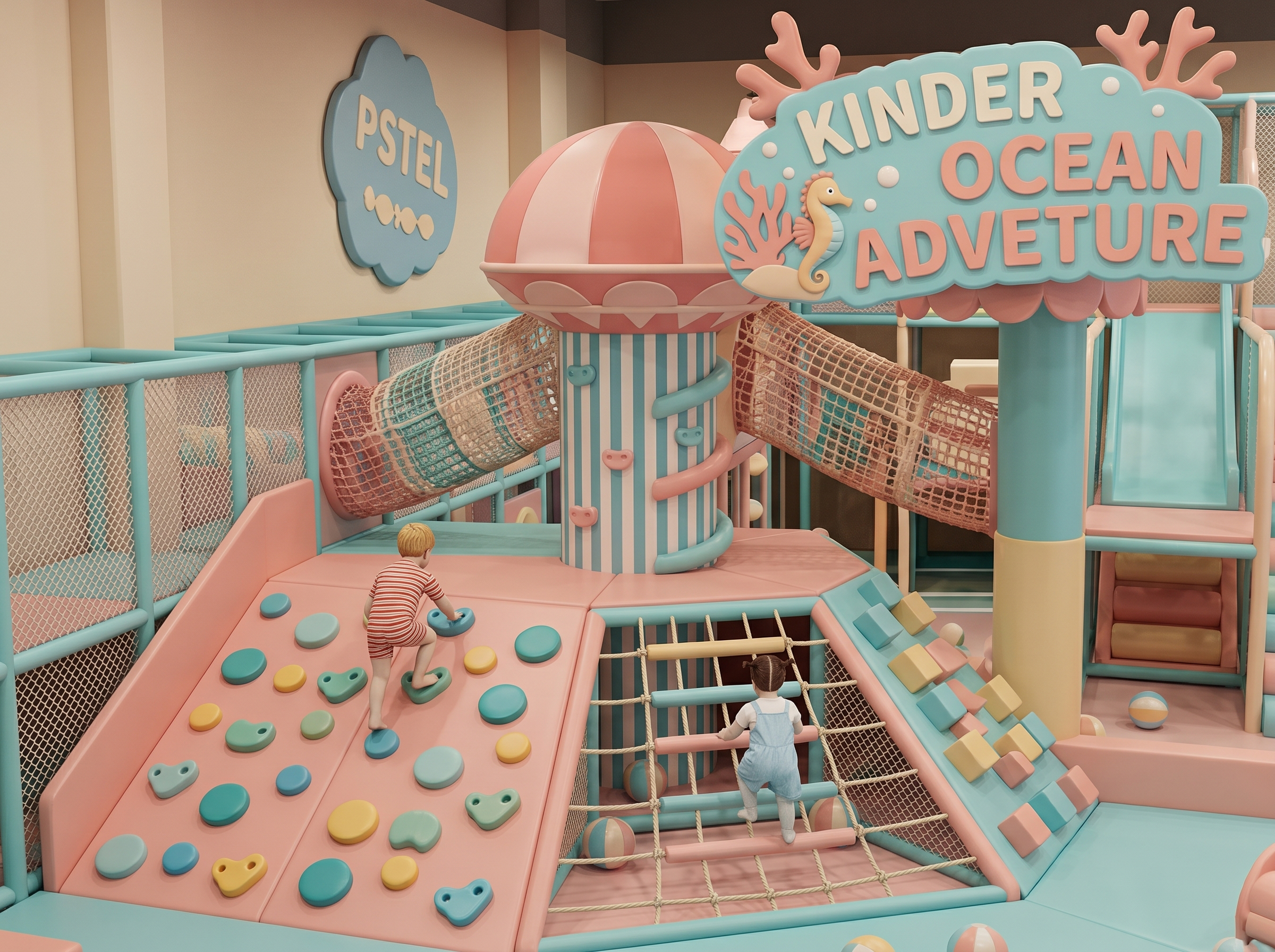Soft Play Climbing Tower