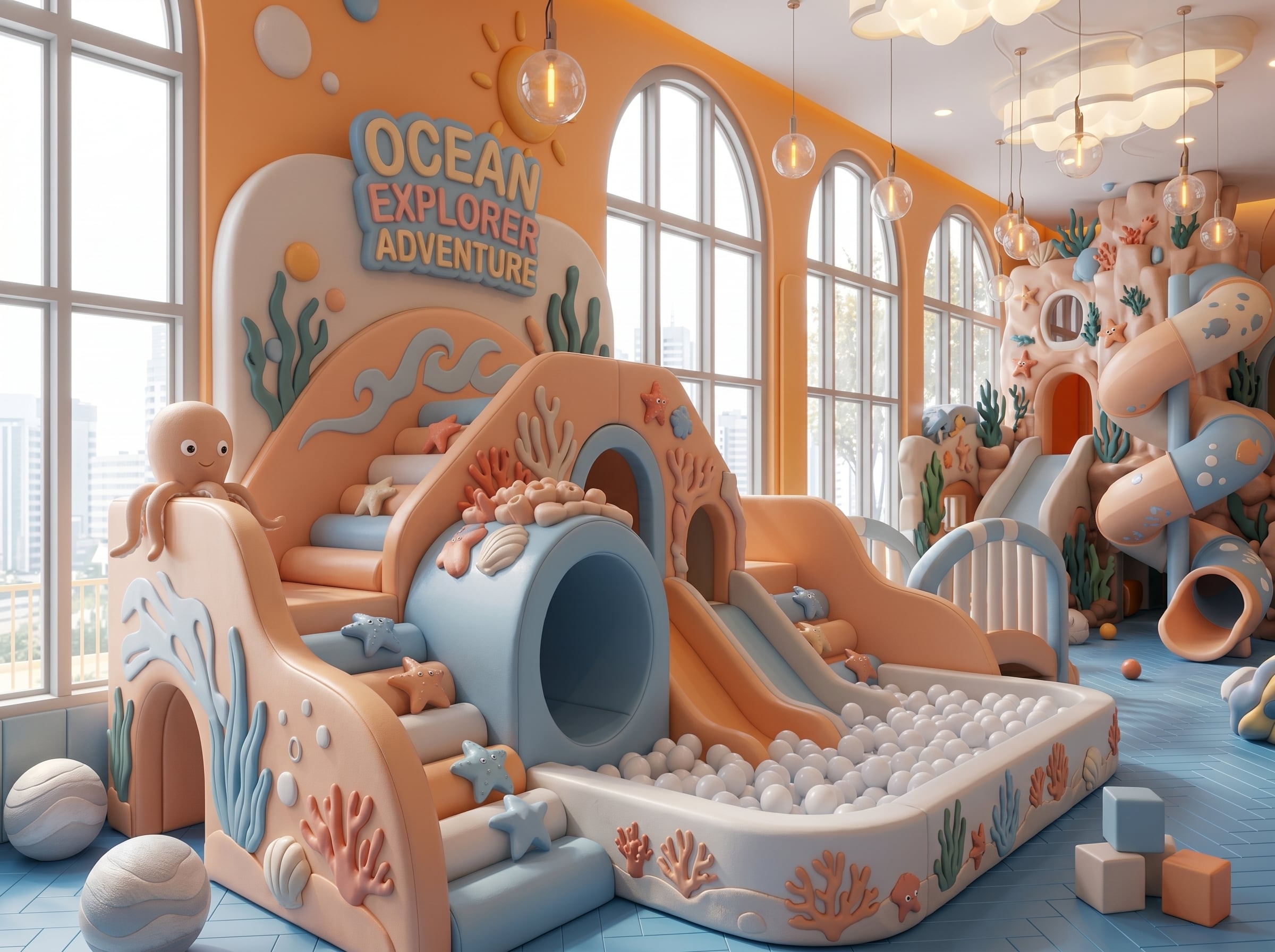 Commercial Soft Play Equipment Sets