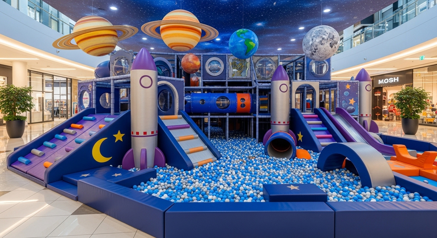 Space Theme Indoor Playground Equipment