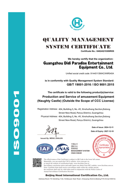 Compliance Certificate 1