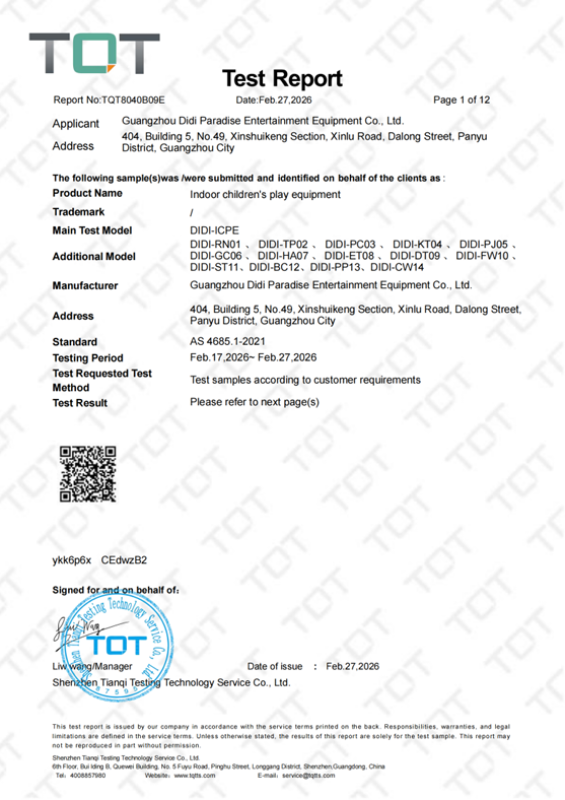 Compliance Certificate 3