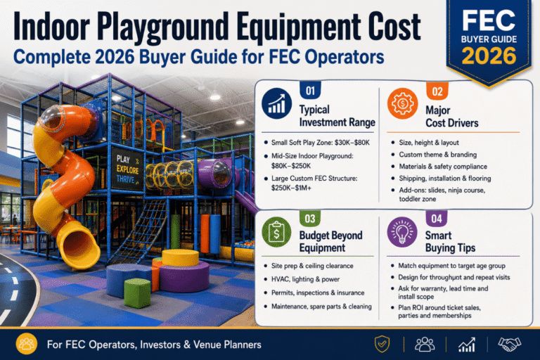 Indoor Playground Equipment Cost: Complete 2026 Buyer Guide for FEC Operators