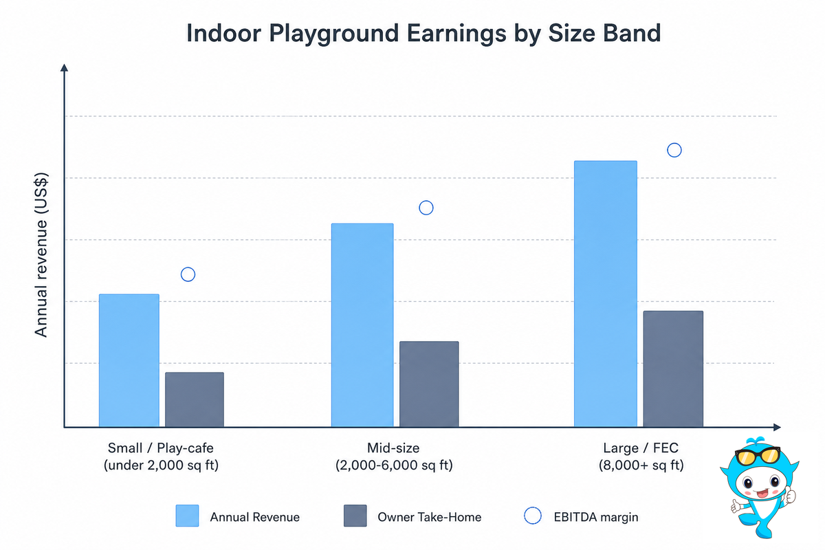 What Real Indoor Playgrounds Gross & Net: 2026 Earnings Benchmarks — Didi Land