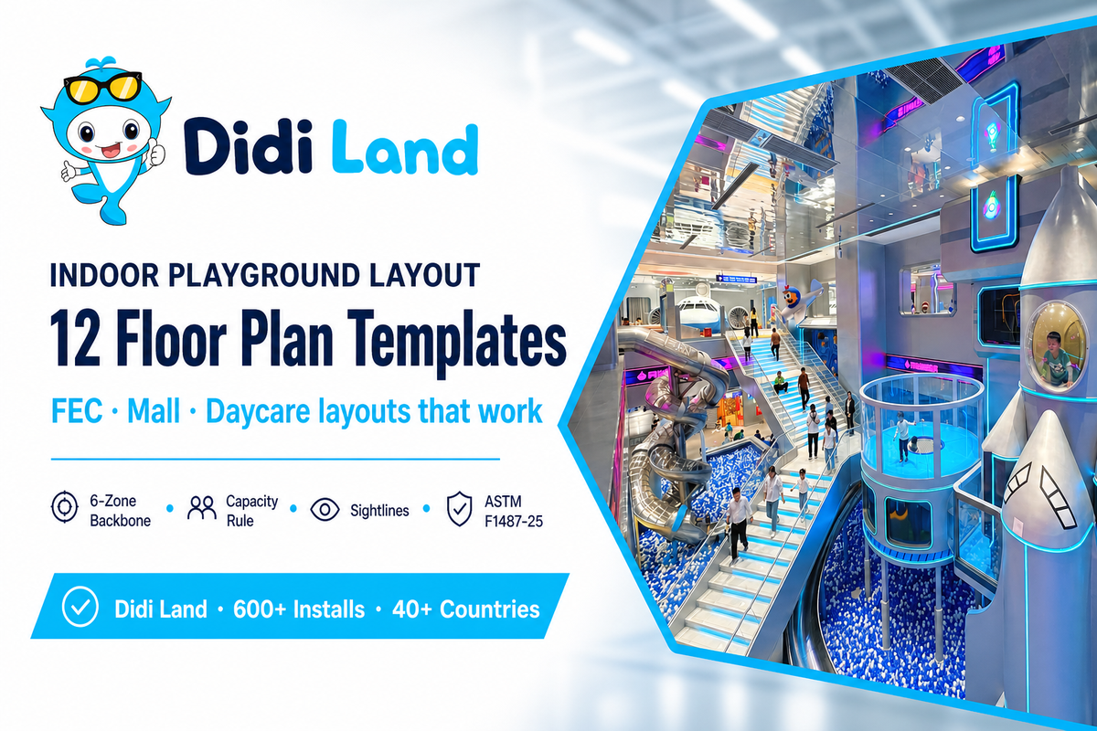 Indoor Playground Design Layout: 12 Floor Plan Templates