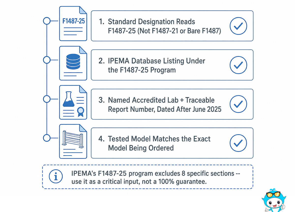 How to Verify Your Supplier's Certification Is Actually F1487-25 (Not Stale F1487-21) — Didi Land