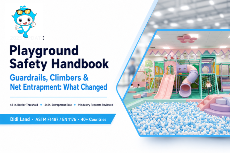 CPSC 2025 Playground Safety Handbook: Guardrail & Net Rules