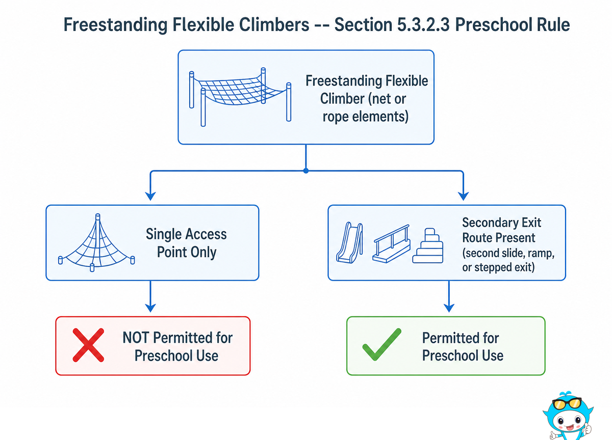 Climbing Equipment: Flexible Climber and Internal Fall Distance Rules — Didi Land
