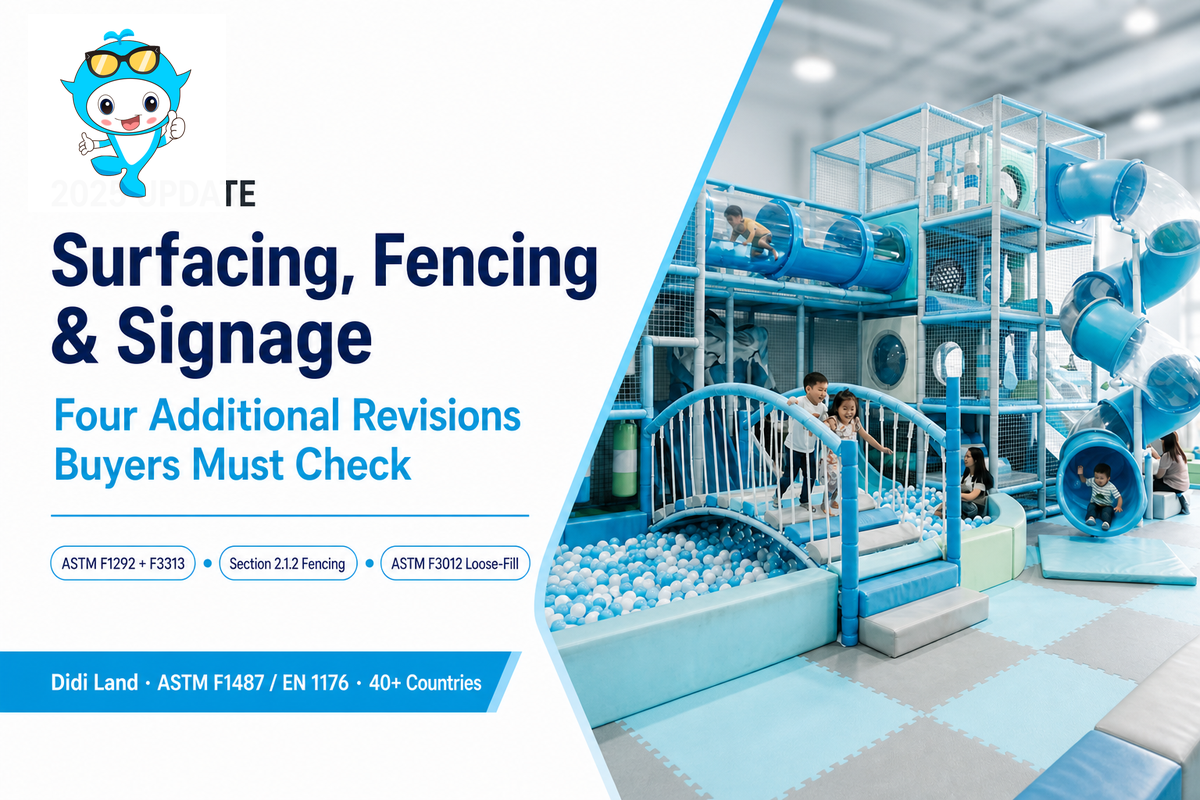 Other 2025 Revisions: Surfacing, Fencing, Signage, and Spinning Equipment — Didi Land