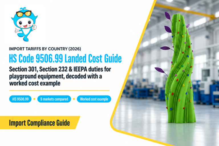 HS 9506.99 Playground Equipment: Tariffs by Country (2026)