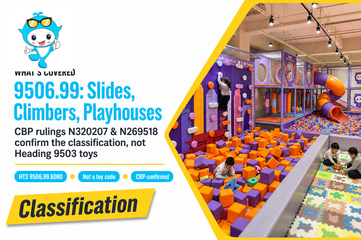 What HS Code Covers Indoor Playground Equipment? (9506.99 Explained) — Didi Land