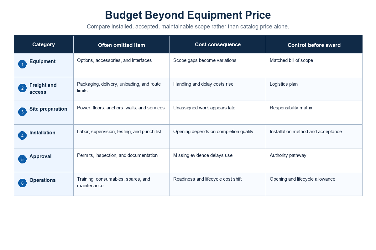 Budget for Installation, Handoffs, Inspection, and Maintenance — Didi Land