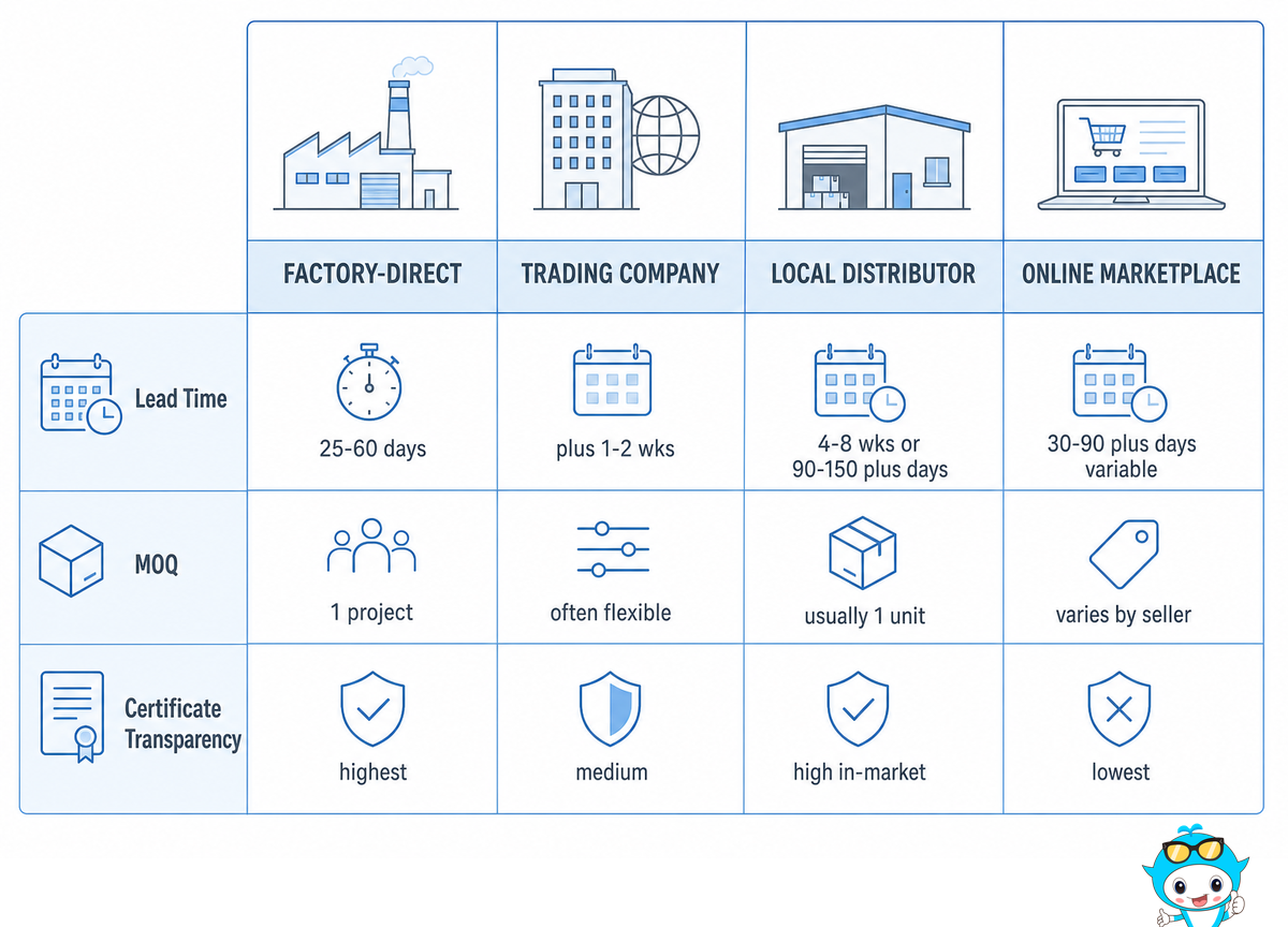 The Four Supplier Channels Compared — Didi Land