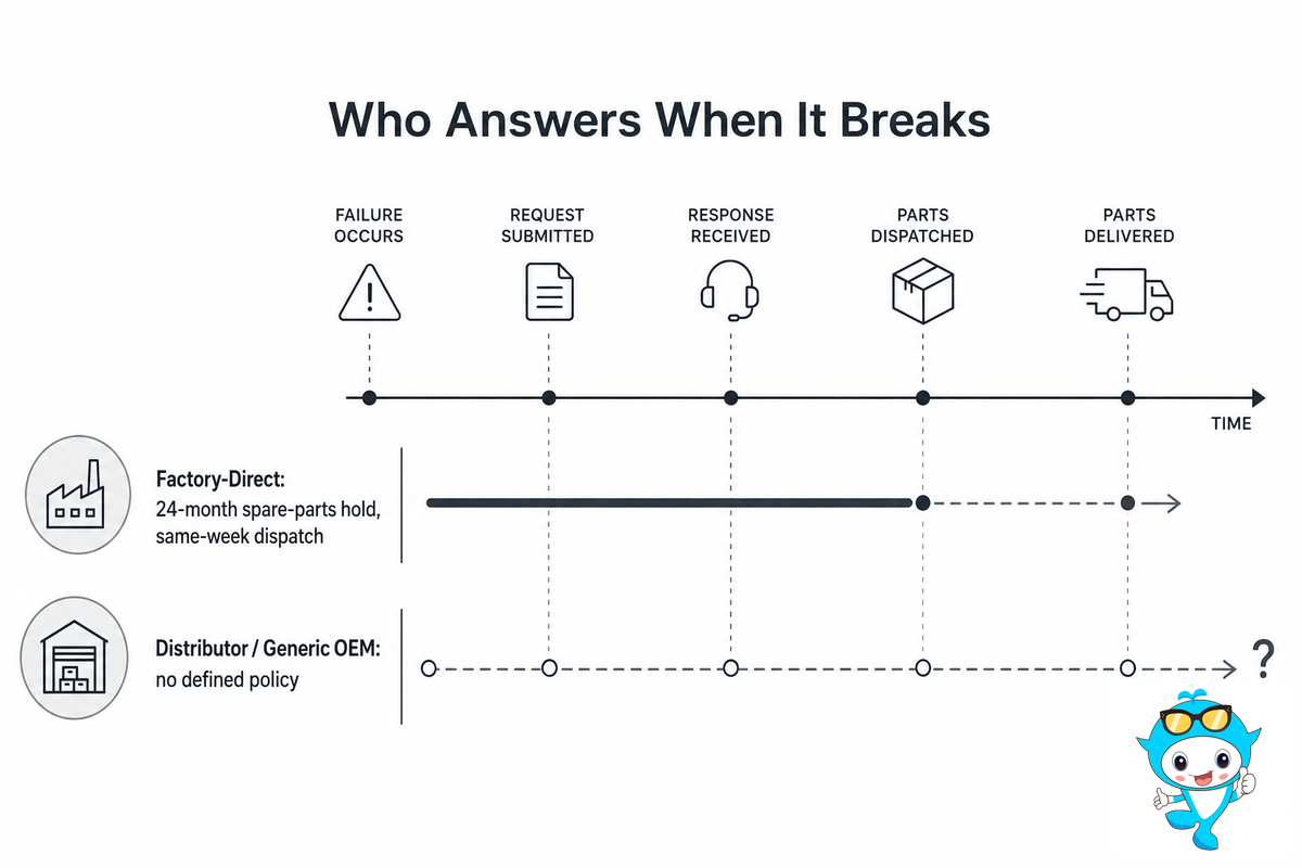 Warranty, Spare Parts, and Who Answers When Something Breaks — Didi Land