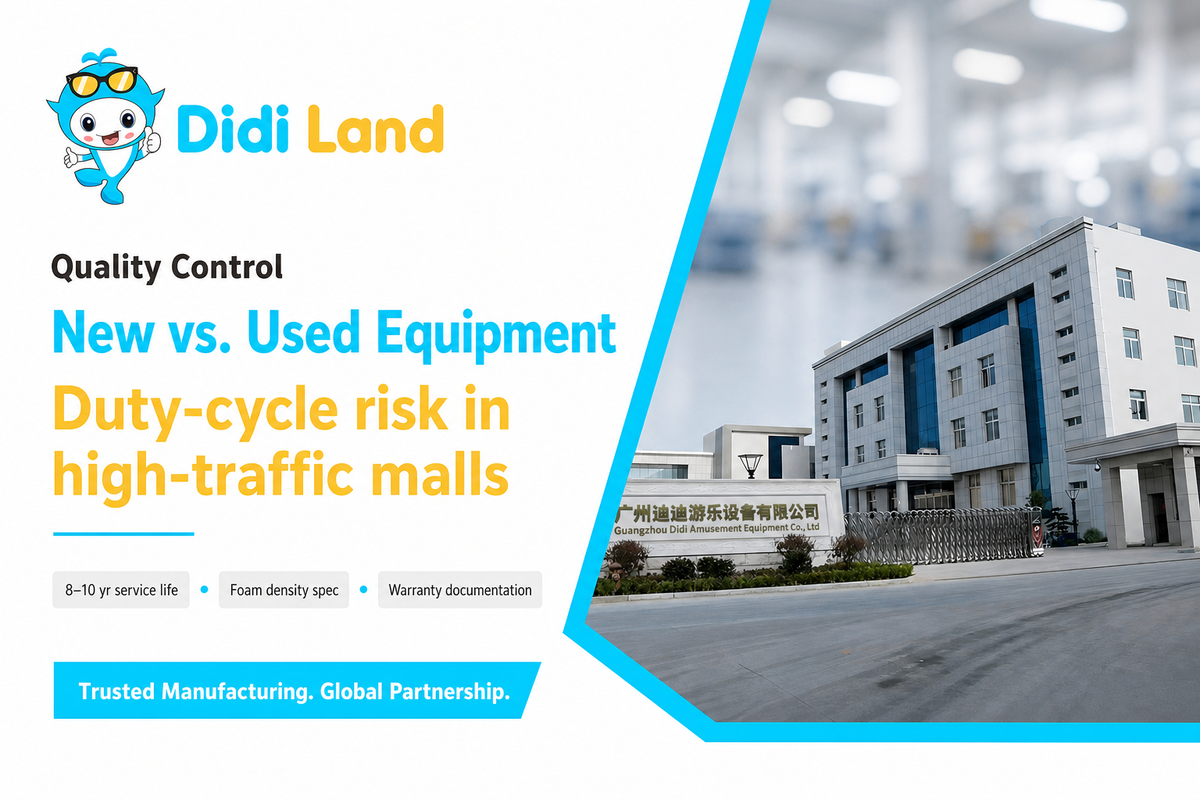 New vs. Used Commercial Equipment: What Actually Holds Up in a High-Traffic Mall — Didi Land