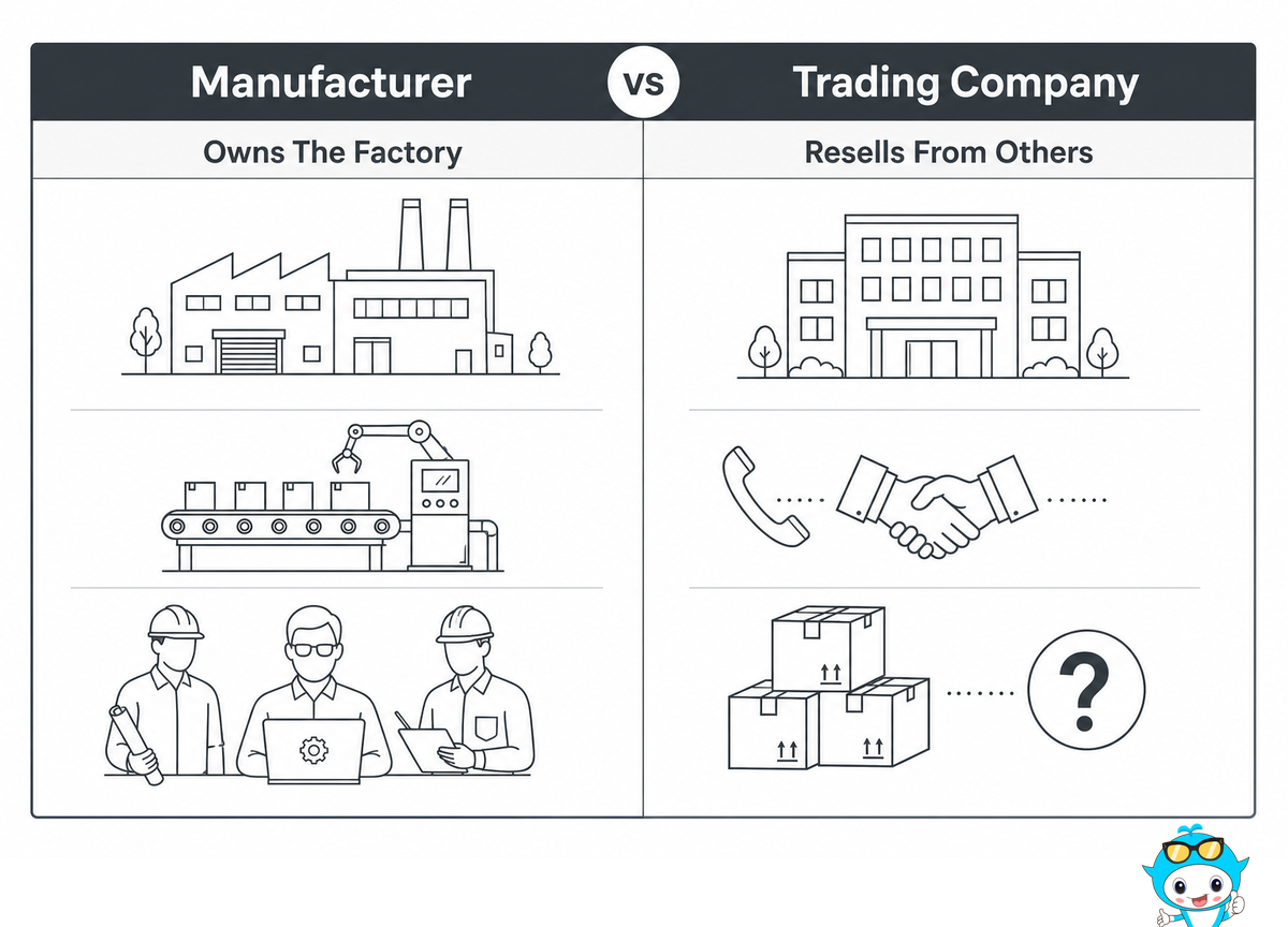 Manufacturer, Factory, or Trading Company, What's Actually the Difference? — Didi Land
