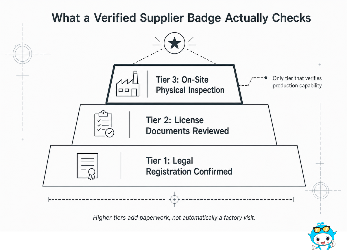 What an Alibaba Verified Supplier Badge Actually Checks (and What It Doesn't) — Didi Land