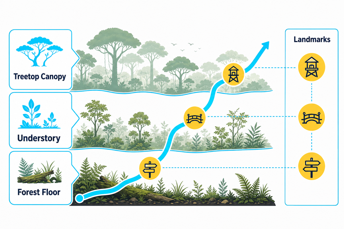 Building the Story: From Forest Floor to Treetop Canopy