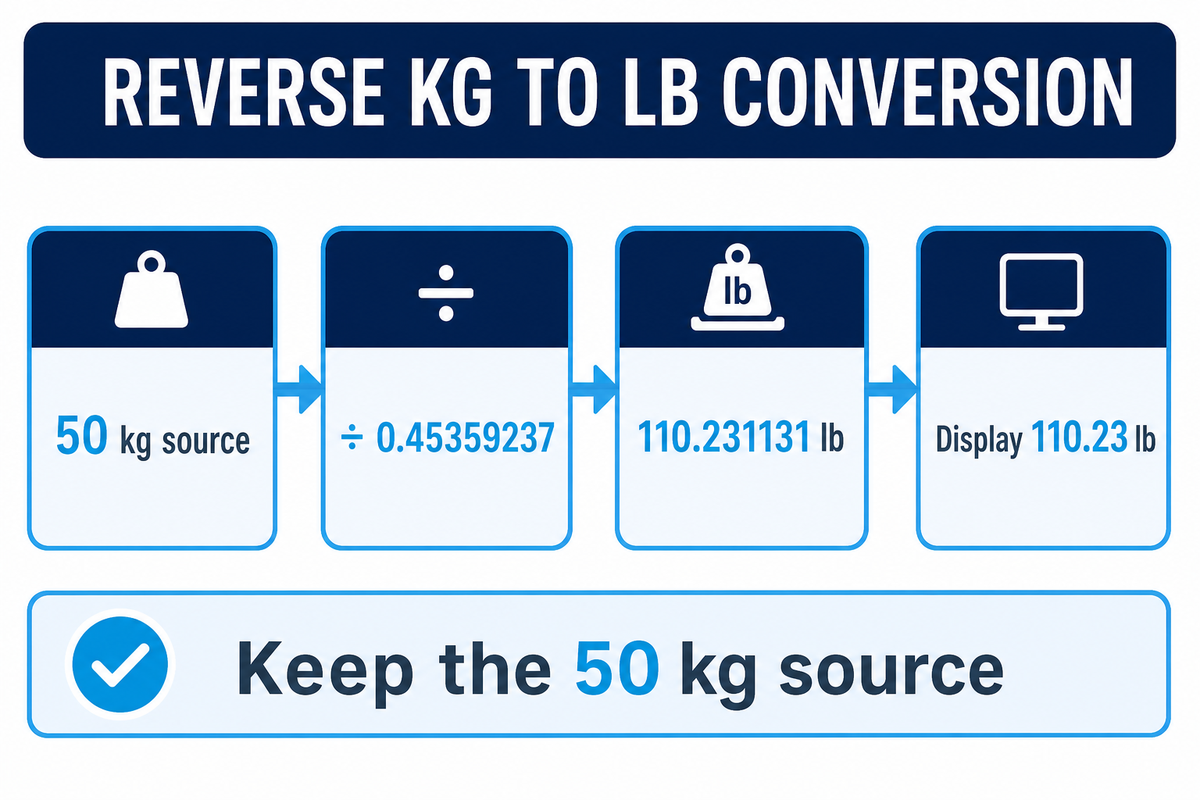 How to Convert Kilograms to Pounds (kg to lbs) — Didi Land