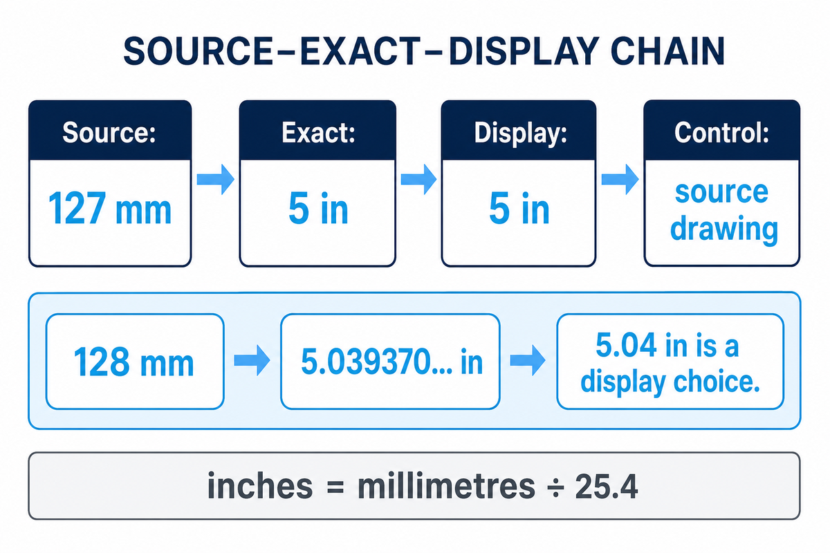 The exact formula: divide millimetres by 25.4 — Didi Play Area