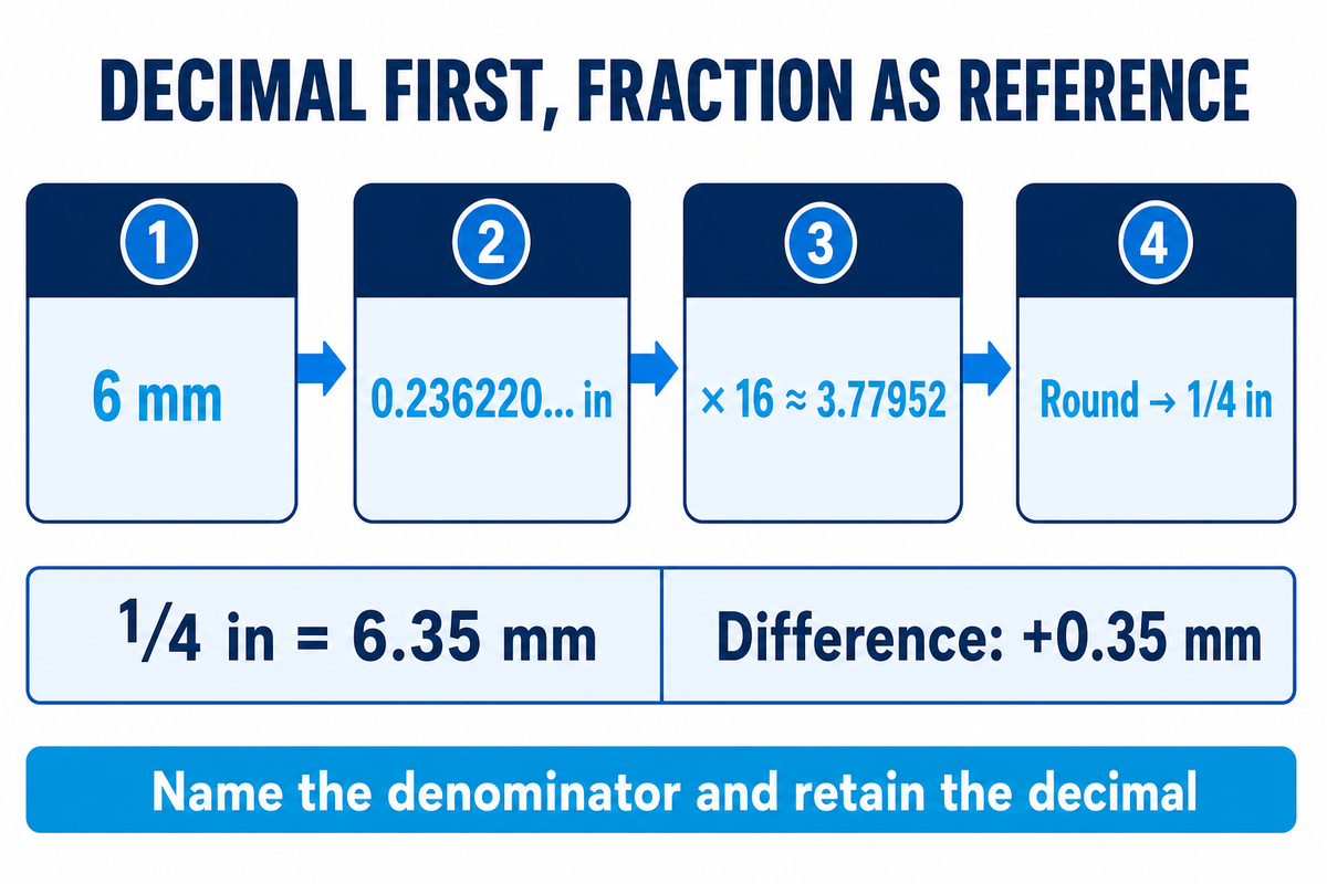 Decimal inches versus fractional inches — Didi Play Area