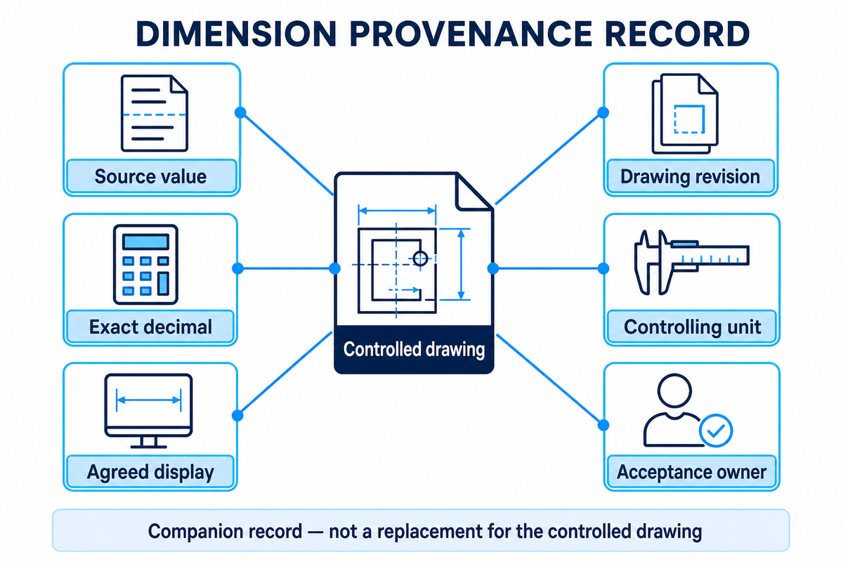 A Dimension Provenance Record for floor plans and equipment layouts — Didi Play Area