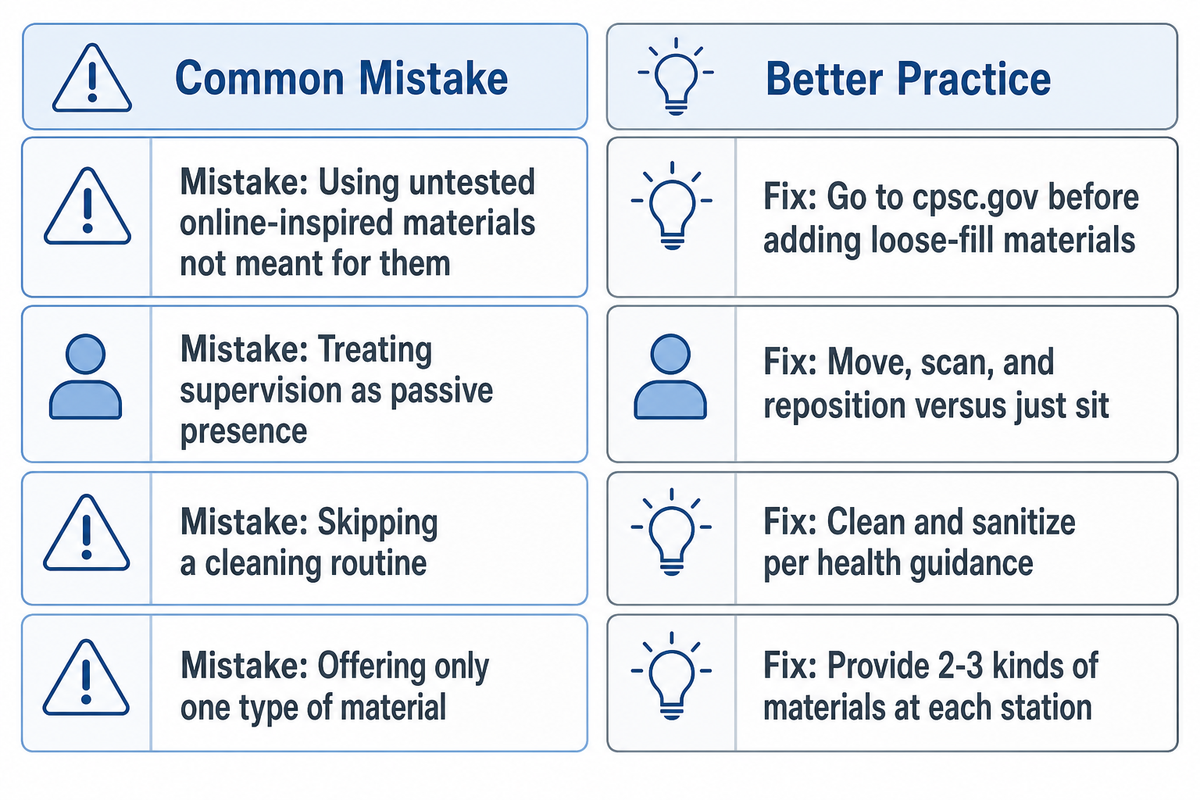 Common Sensory Play Mistakes and Safety Pitfalls to Avoid — Didi Land