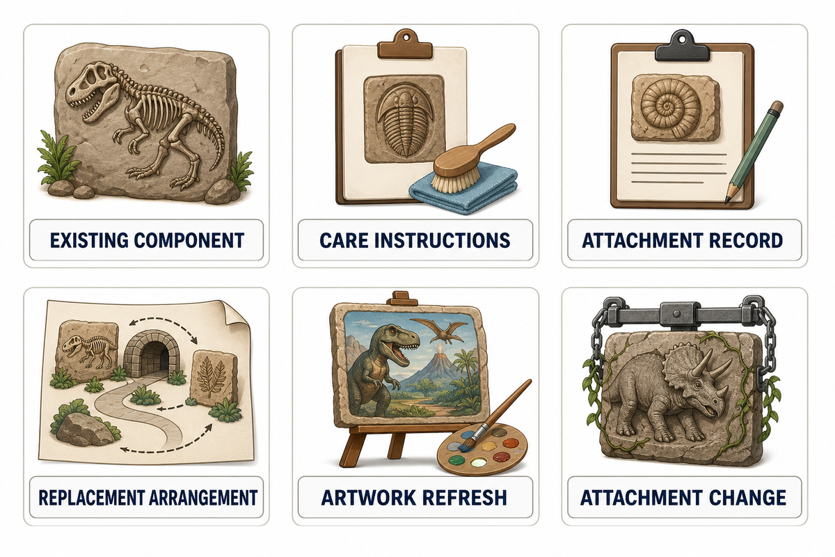 Plan cleaning and changeable play elements — Didi Land