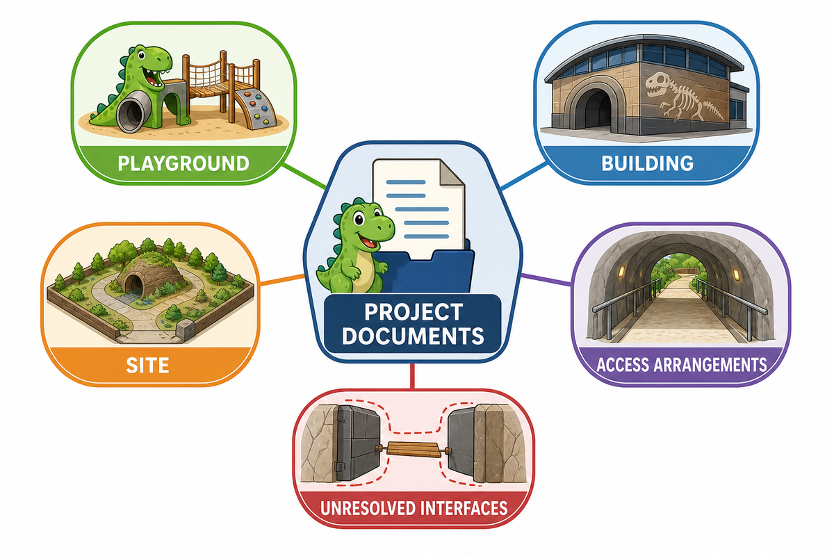 Resolve venue interfaces before concept approval — Didi Land