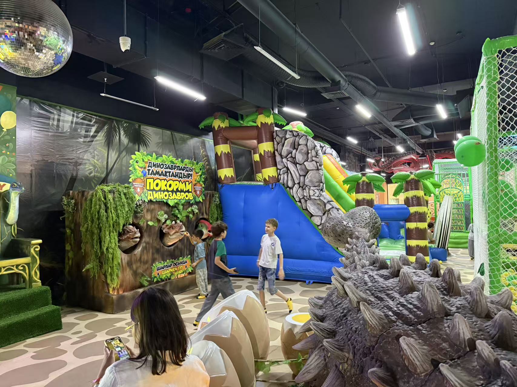 Dinosaur 3D Playground Design and Site Boundaries
