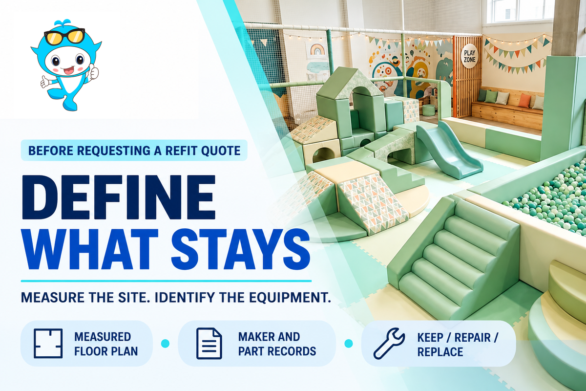 A useful refit quote starts with measured premises, original-maker records and an agreed retained-equipment scope.