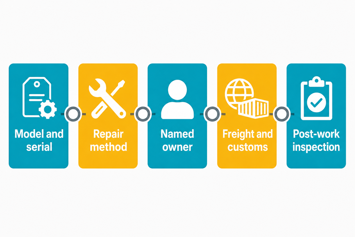 Part-level procurement proof packet for playground equipment quotes
